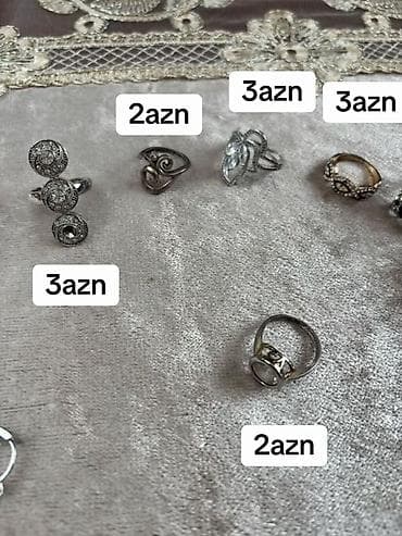 bil: Bijuteriya dəsti – müxtəlif modellər - Sırğalar: - Qara püsküllü — 7