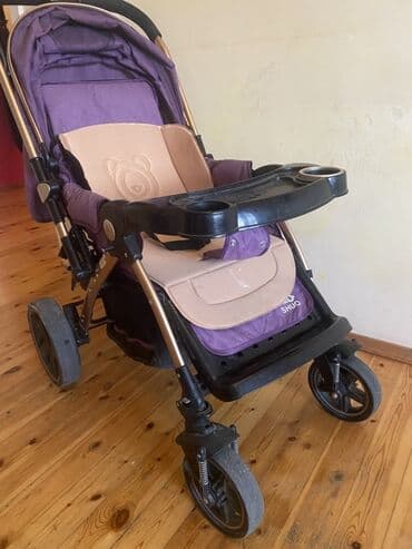 Araba-beşiklər: Klassik gəzinti arabası, İşlənmiş, Cins: Qız, Yaş: 30 ay, Ünvandan götürmə — 4