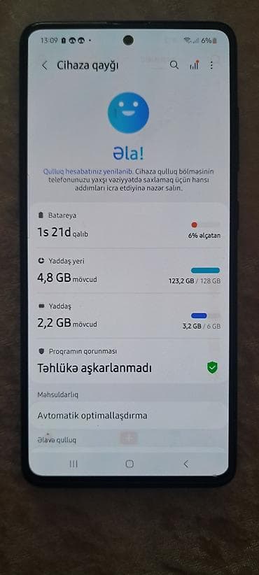 playstation 5 oyunlar: Samsung Galaxy A51, 128 GB, rəng - Qara, Barmaq izi — 3