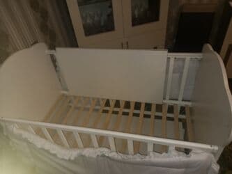 детский матрас: Для девочки и мальчика, Б/у, Колыбель, Без бортиков, Без матраса — 2