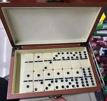 Trenajorlar: Məhsul: Double Six Color Dot Dominoes dəsti - 28 ədəd domino fişi – — 7