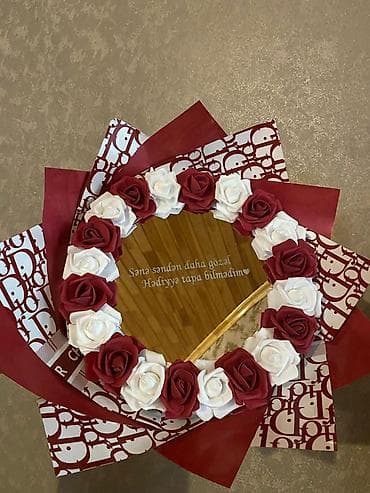 Ən ucuz büket satisi yanliz bizdə! Sifaris qebul olunur . Hədiyyə