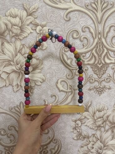 İtlər: Papuqay və xırda quşlar üçün asılqan–oyuncaq Balaca yelləncək quşlar — 8