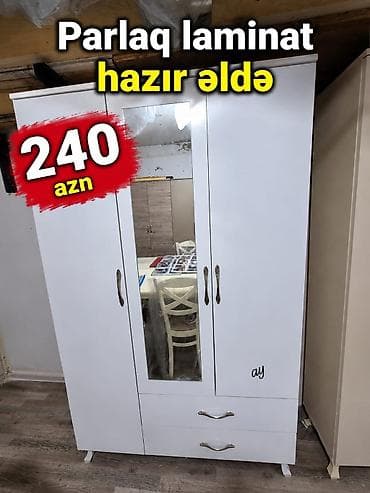 ✨*3 Qapılı PARLAQ LAMİNAT DOLAB* ✨ *Qiymət: 240 AZN* Ölçü: 120 × 47 lalafo.az -da ✨*3 Qapılı PARLAQ LAMİNAT DOLAB* ✨ *Qiymət: 240 AZN* Ölçü: 120 × 47