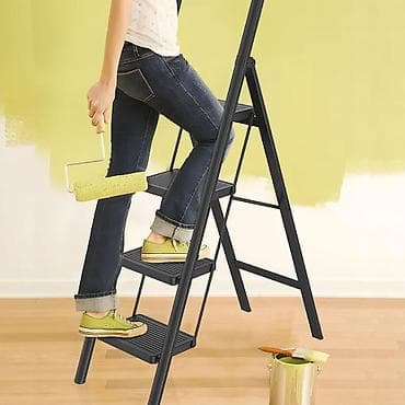 dəmir nərdivan qiyməti: Nərdivan enli 3pillə / 4pillə / 5pillə •Material Dəmir •Rəng Qara — 3