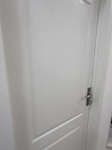 taxta qutu: Ağ rəngli klassik otaq qapısı 2 eded - Material: MDF əsaslı, üzəri — 2