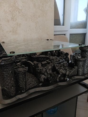 İdman və hobbi: Orijinal tematik şahmat dəsti - Şüşə taxta: Kvadratları mat və şəffaf — 1
