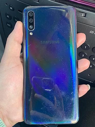 masa ustu kompüter: Samsung Galaxy A50, 64 GB, rəng - Göy, İki sim kartlı — 2