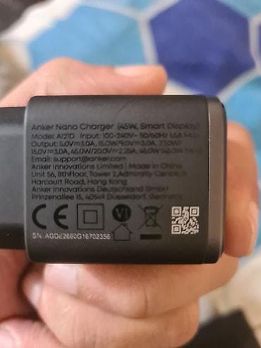 Anker nano orginal adapter basliqi satilir sensor ekranli agilli — 3