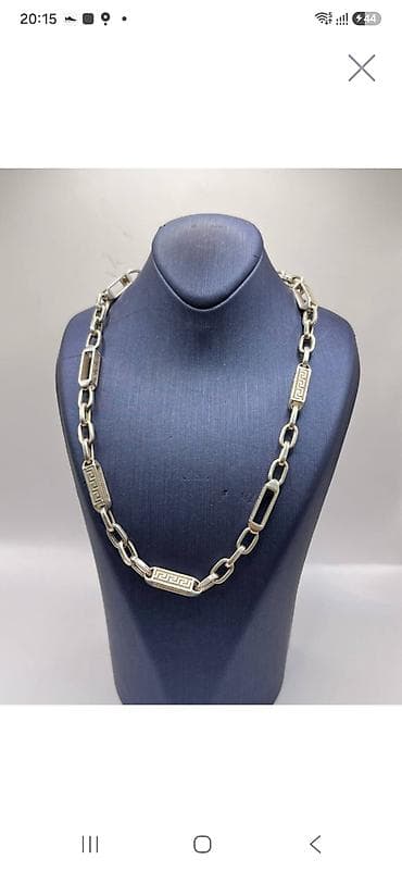 versace sepler: Boyunbağı, Versace, Gümüş — 2