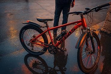 cube velo: VEGAS dağ velosipedi - Rəng: qırmızı-qara - Çərçivə: alüminium — 4