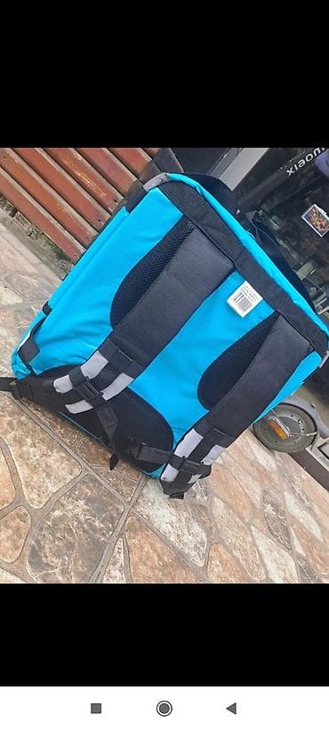 fire fire barter: Wolt çatdırılma çantası – izolyasiyalı, böyük həcmli, kürək tipli — 2