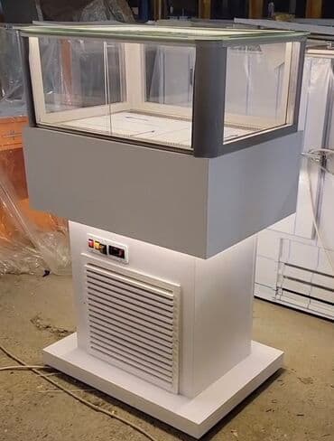 şirniyyat sobası satılır: Şirniyyat ve desert soyuducusu. Sifarişle istehsal olunur. Zavod — 1