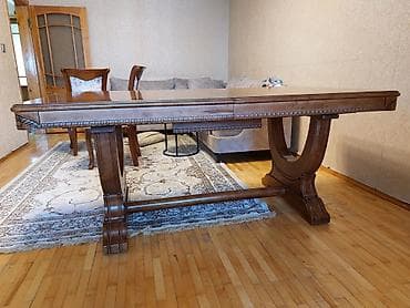 qonaq masası: Qonaq masası, Açılan, Taxta, Dördbucaq masa — 5