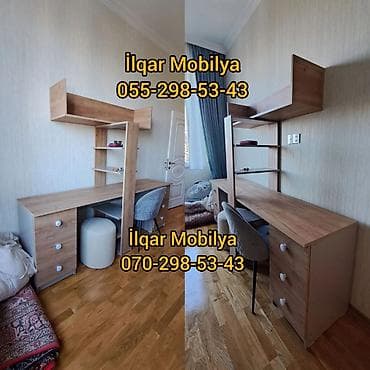 Oğlan və qız üçün, Yeni, Siyirməli, Yazı masası, Stulsuz