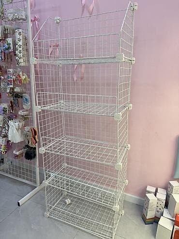 islenmis vitrin: Metal tor şkaf – mağaza və ofislər üçün vitrin/saxlama stendi - — 1