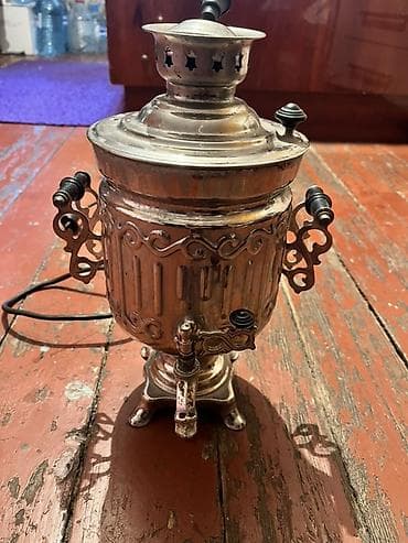 kabelər: Elektrik samovar - Klassik dizaynlı, metal korpuslu elektrik samovarı — 3