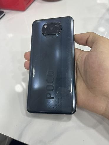 modem satilir: Poco X3, 64 GB, rəng - Qara, Barmaq izi — 2