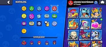 Bayram kostyumları: Məhsul: Brawl Stars hesabında geniş kostyum/kataloq kolleksiyası — 6