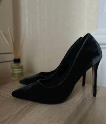 qarin ve bel piylerini eritmek: Tuflilər, Ölçü: 37, rəng - Qara, Yeni — 1