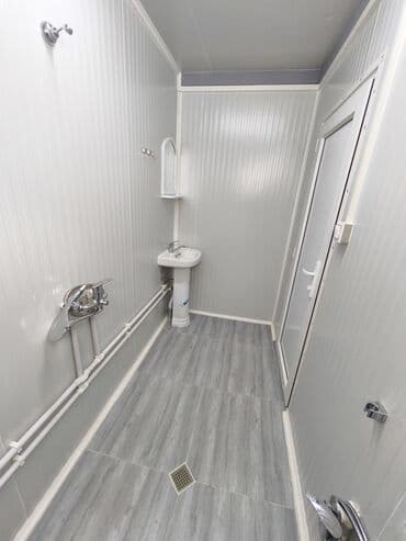 kantinerler: Modul tipli konteyner ev/ofis - Ölçü: təxmini 3 x 9–10 m (uzun tip) — 9