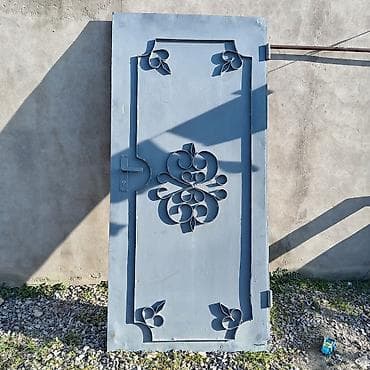 Dekorativ divar panelləri: Dəmir darvaza və piyada qapısı dəsti 4 Mt uzunu 3 mt eni Əla — 5