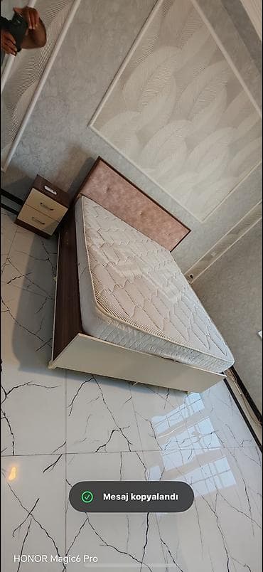 lepe: Başlıq: Altı bazalı iki nəfərlik çarpayı + döşək - Qiymət: 185 AZN - — 1