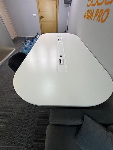 istolar: Oval masa, Siyirməsiz, Teksturalı laminat — 1
