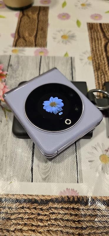 Tecno Phantom V Flip, 256 GB, rəng - Bənövşəyi, Barmaq izi, Face ID