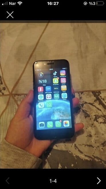 telefon iphone 12: IPhone 7, Qara, Barmaq izi — 2