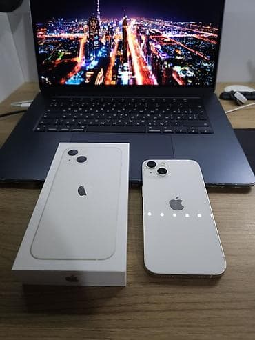 IPhone 13, 128 GB, Ağ, Face ID