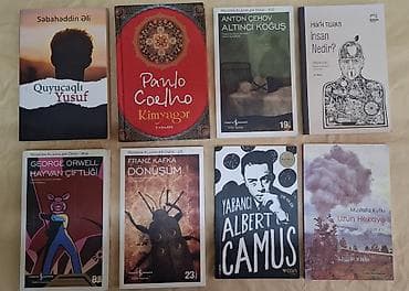 Müxtəlif müəlliflərdən 9 ədəd kitab dəsti Dəstdə olanlar: -