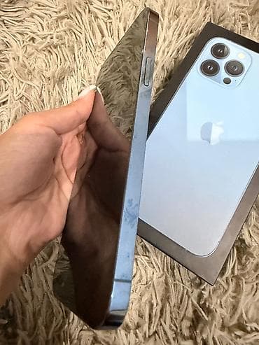 macbook pro 2013: IPhone 13 Pro Max, 128 GB, Sierra Blue, Barmaq izi, Face ID — 3