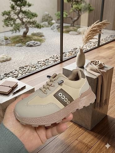 ayaqq: Uşaq idman ayaqqabısı – bej/qəhvəyi tonlarda - Model: uşaq üçün — 1