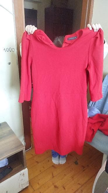 qizil desd: Qadın geyimləri dəsti - 1) Zərif axşam/gecə donu – toz-gül rəngində — 10