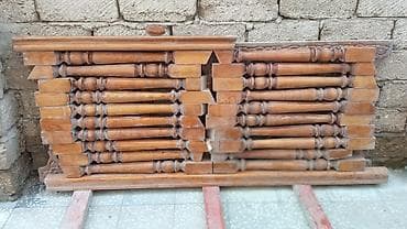 Pilləkən məhəccərləri: İşlənmiş Pilləkən məhəccəri, Taxta — 4