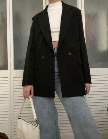 kisi pencekleri: Qara pencək S (oversize) Amerikanın Shein online mağazadan alınıb — 3