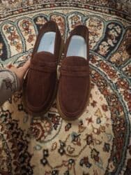 ağ mokasinlər: Ölçü: 44, rəng - Qəhvəyi, Yeni — 1