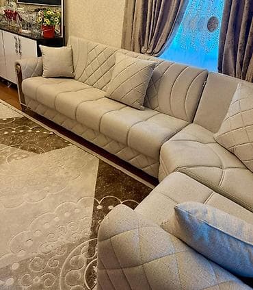 divan satisi: Künc divan – açılan baza ilə Qiymət: 559₼ Ölçü: 310×180 sm Ünvan — 1