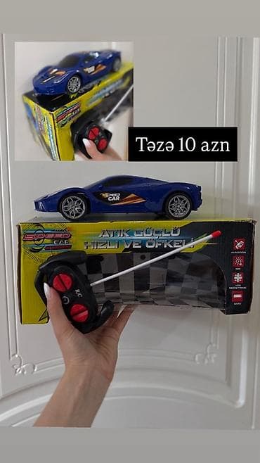 Uzaqdan idarə olunan Speed Car oyuncaq maşın - Rəng: mavi, yarış