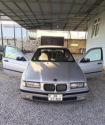 BMW 3 Series E36 sedan - Kuzov: gümüşü rəng, 4 qapı - Disk və