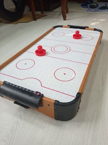 теннисный стол: Stolüstü aero-hokkey oyunu (mini hava hokkeyi) - Kompakt, daşına — 2