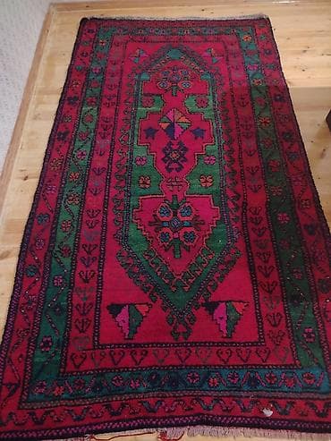 ковер: Xalça – əl işi, klassik Şərq ornamentləri - Material: yun (təbii — 1