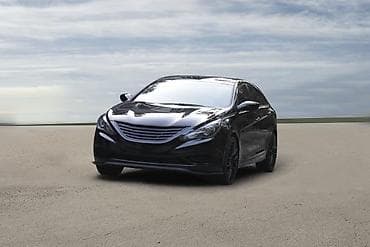 hava ceken: Hyundai Sonata 2011-2014 üçün mat qara radiqtor barmaqlığı Çatdırılma — 2