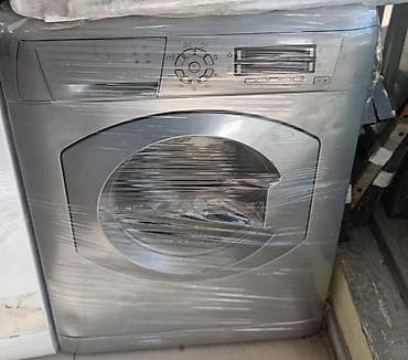 Gümüş rəngli ön yükləməli paltaryuyan maşın - Ön tərəfdən yükləmə — 1