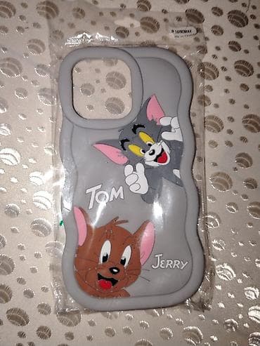 Tom & Jerry temalı telefon qabı - Model uyğunluğu: iPhone 16 Pro