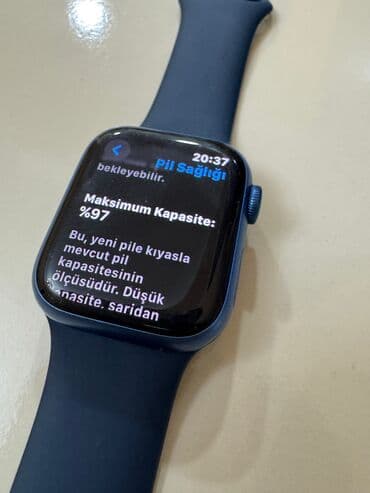 up watch: İşlənmiş, Smart saat, Apple, Suya davamlı, rəng - Mavi — 2