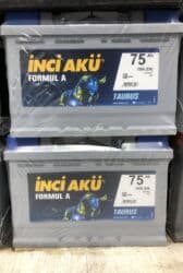 akkumulyator satışı: Inci Akü, 75 ah, Orijinal, Türkiyə, Yeni — 1