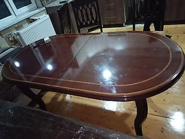 konfrans masasi: Mətbəx üçün, Qatlanmayan, rəng - Bej Stul — 4