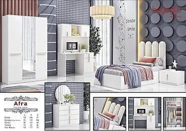 Afra uşaq/yeniyetmə otağı mebel dəsti Fabrik istehsalı mebellərin